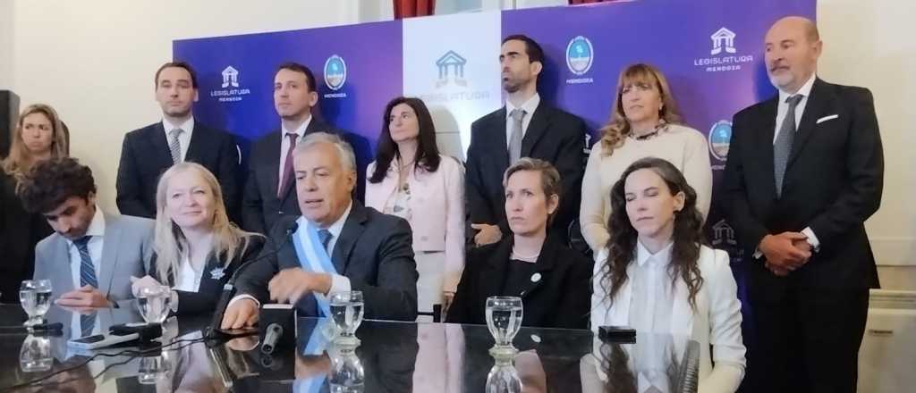 En vivo: conferencia de prensa de Cornejo y sus ministros