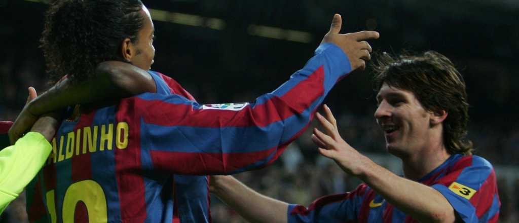 Ronaldinho contó cuál fue el primer consejo que le dio a  Messi