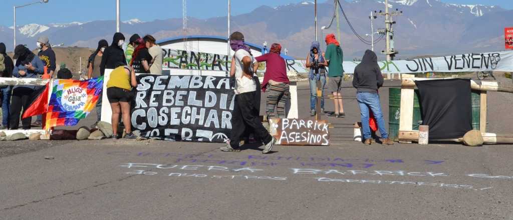Detuvieron en San Juan a manifestantes contra la mina de Barrick Gold