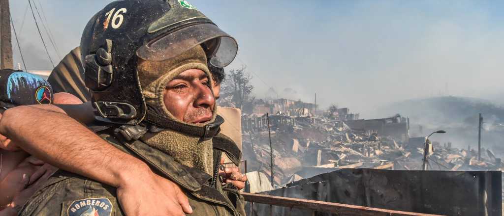 Un bombero perdió su casa en Valparaíso