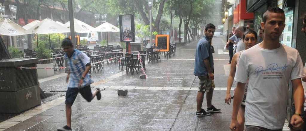 Se viene una semana de lluvias en Mendoza