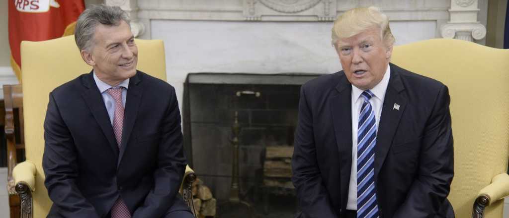 Macri comió chorizos con Donald Trump