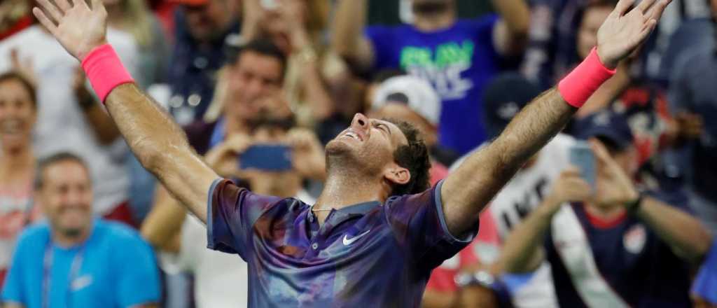 Heroico triunfo de Del Potro que está en cuartos del US Open