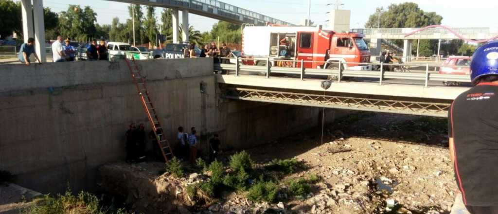Encontraron un cadáver en un zanjón de Godoy Cruz