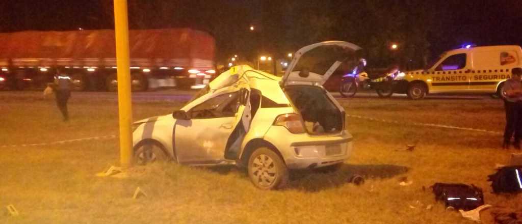 Murió en el Acceso Sur cuando trató de esquivar un perro