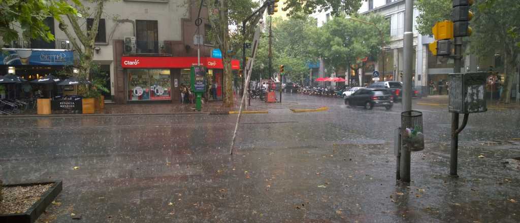 Se esperan lluvias para todo el fin de semana en Mendoza
