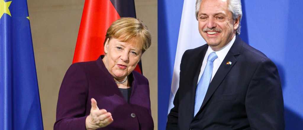Merkel le reclamó a Fernández avanzar con el libre comercio