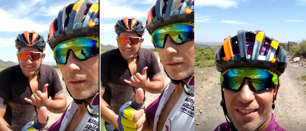 Video: ciclistas se burlaron del virus en Mendoza... ¿violaron la cuarentena?