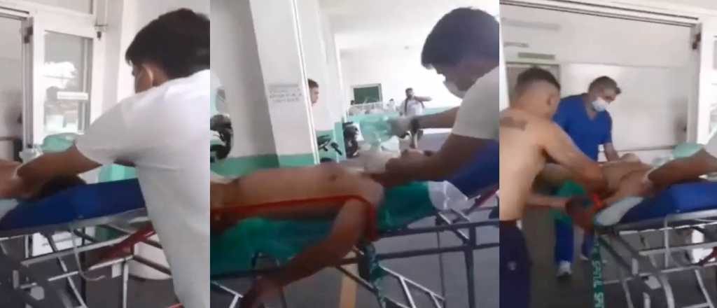 Video: así llegó un intoxicado con cocaína envenenada al hospital