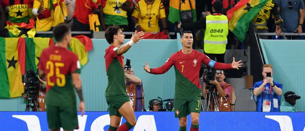 Portugal venció a Ghana en un partidazo y Cristiano hizo historia