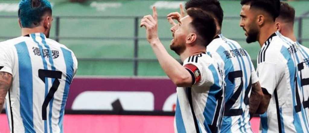 Video: el golazo con el que Lionel Messi abrió el partido contra Australia