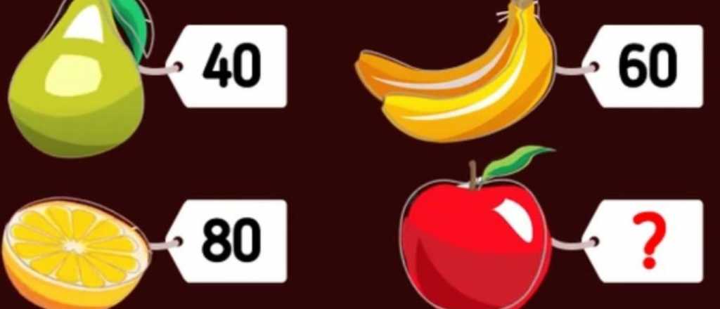Acertijo matemático: ¿cuánto tendrías que pagar por la manzana?