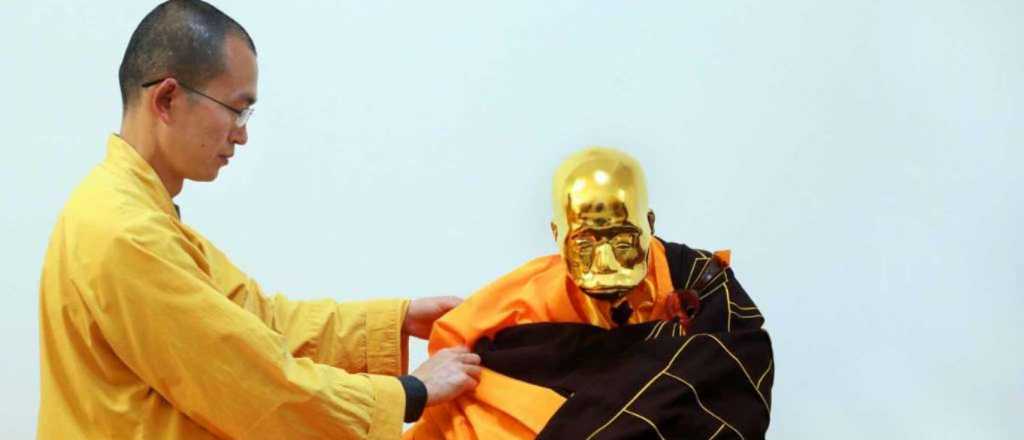 Un budista de oro, literalmente