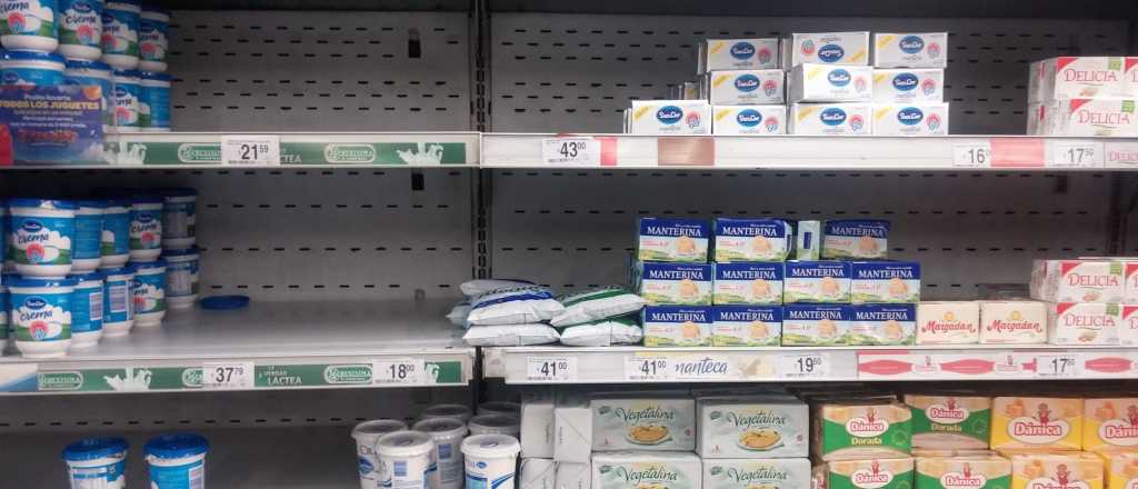 Confirmado: falta manteca en Mendoza
