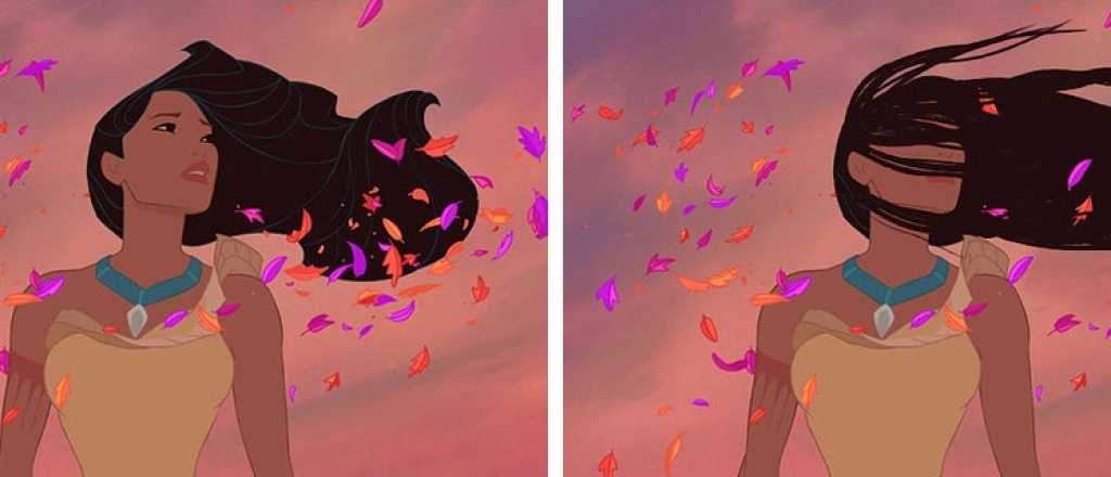 Así se vería el pelo real de las princesas de Disney