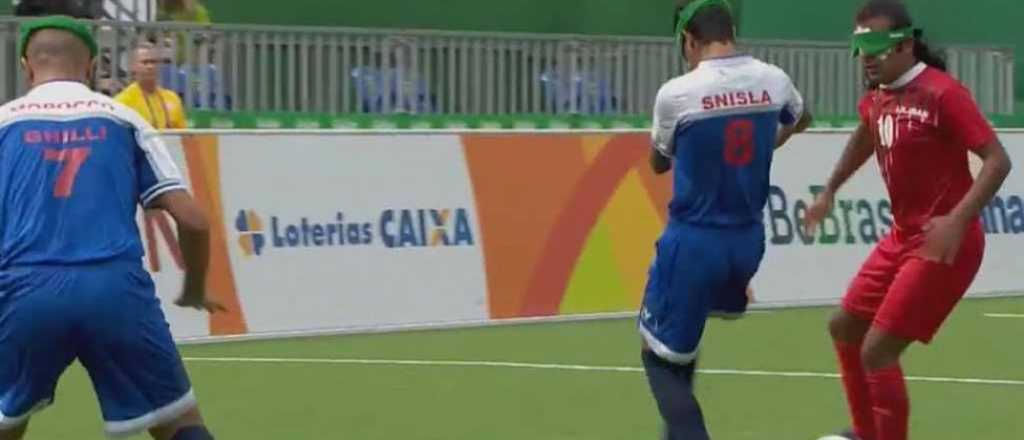 Increíble golazo en el fútbol para no videntes