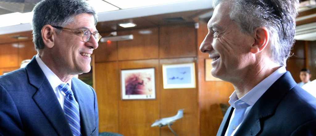 Antes de partir a Colombia, Macri se reunió con el secretario del Tesoro de EEUU