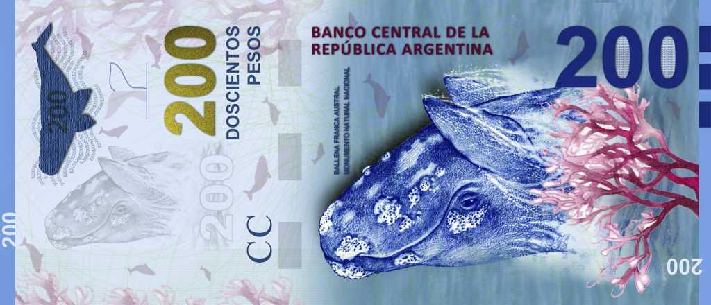 Presentaran hoy el nuevo billete de 200 pesos en Puerto Madryn