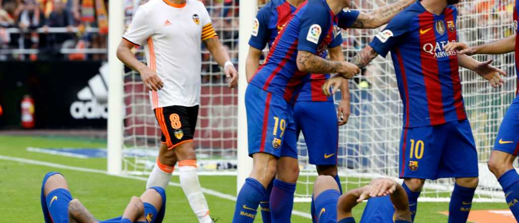 Messi se descontroló e insultó a los hinchas de Valencia