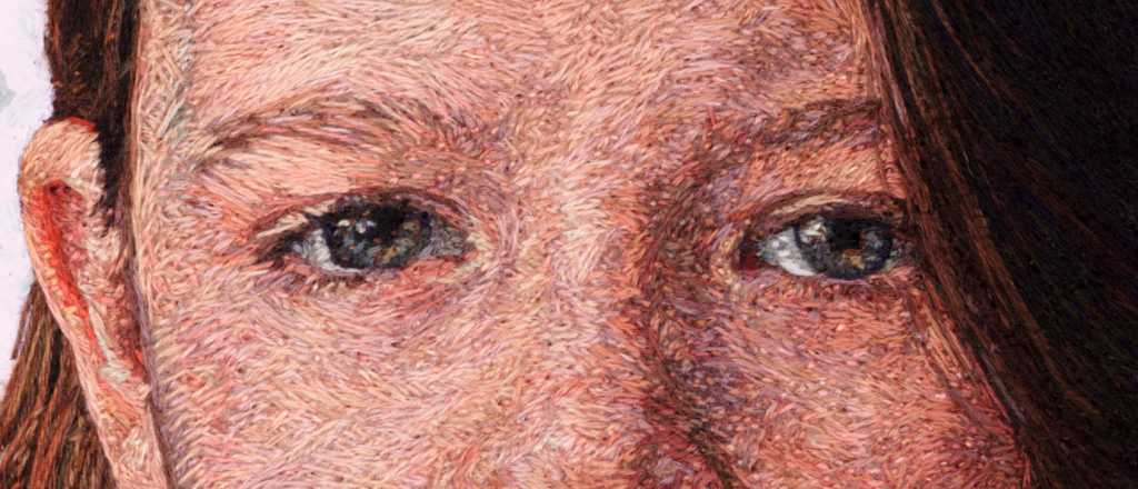Extraordinarios retratos bordados a mano