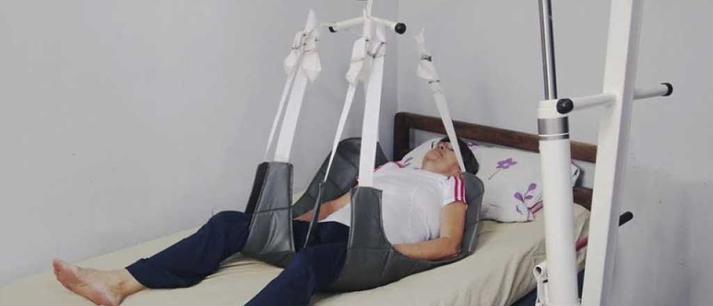 Crearon una novedosa gr&uacute;a para personas con discapacidad