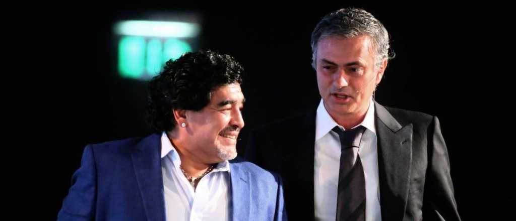 Mourinho le dedicó un posteo en Instagram a Maradona