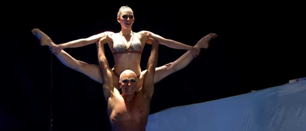 Flavio Mendoza impresionó a todos con la mega apertura del aquadance