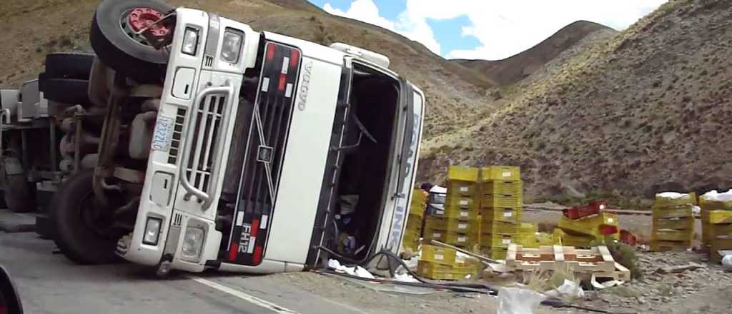 Murió un camionero chileno en Punta de Vacas