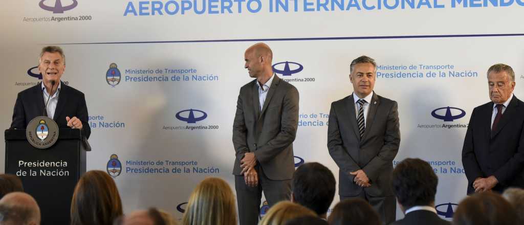 "Es el aeropuerto más moderno de la Argentina", dijo Macri en Mendoza
