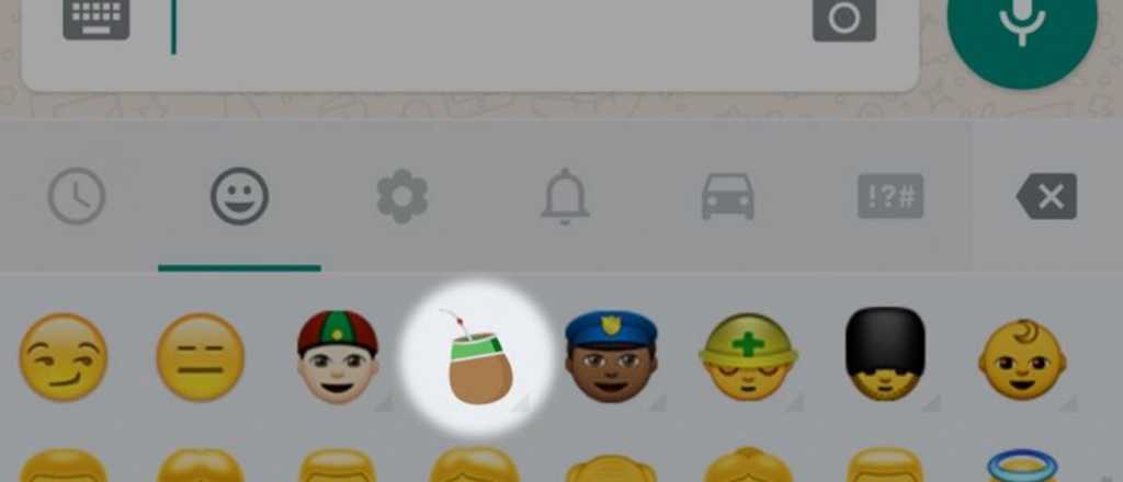Ya podés encontrar el emoji del mate si actualizas WhatsApp