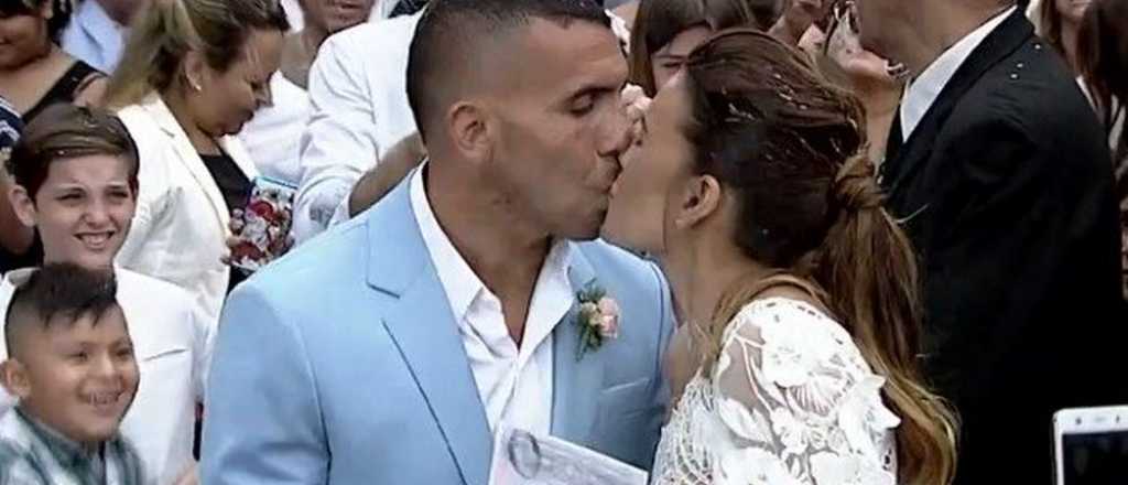 Carlitos Tevez y Vanesa Mansilla dieron el s&iacute;