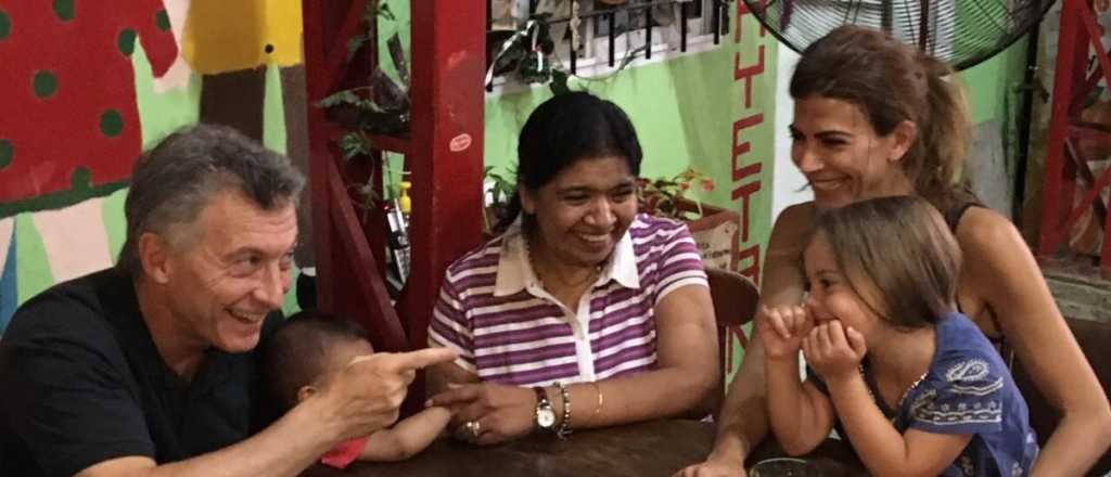 Macri visitó "Los Piletones" de Margarita Barrientos antes de sus vacaciones