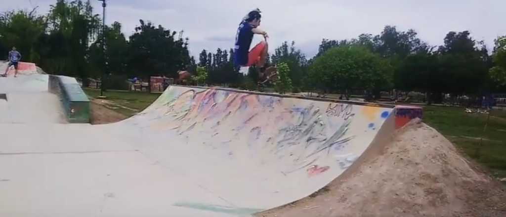 Video: así usan los skaters mendocinos el Maipú Park