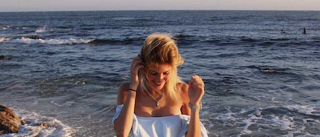 Cande Ruggeri us&oacute; la bikini retro de su mam&aacute;