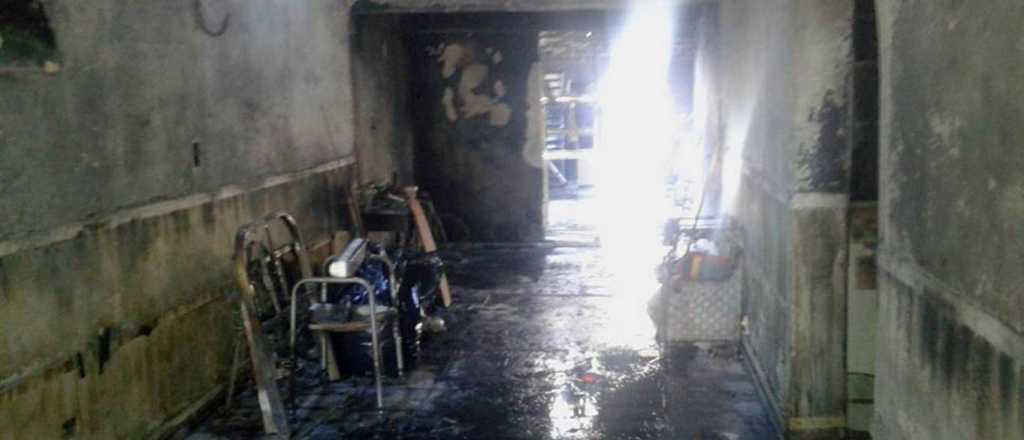 Una mujer murió al incendiarse su casa en Guaymallén