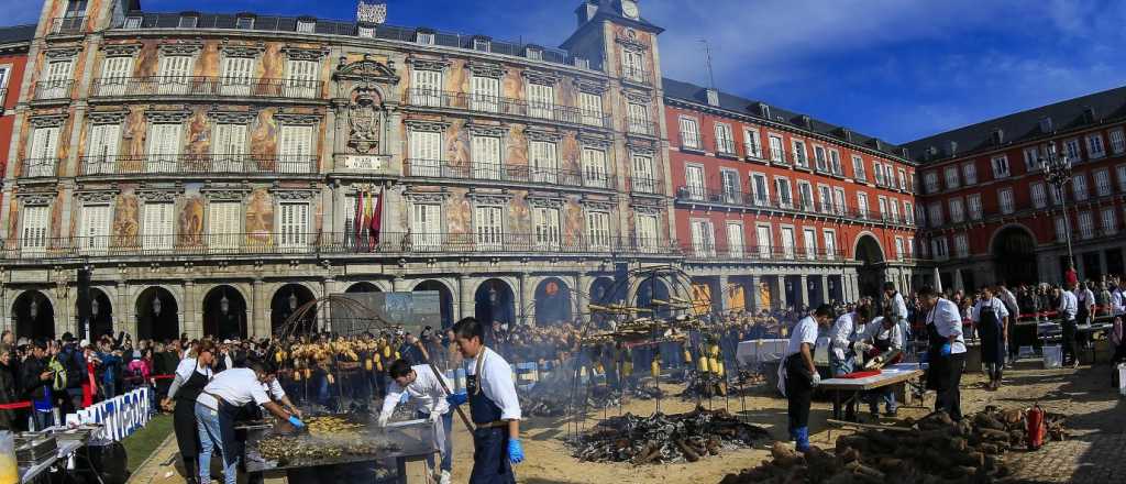 Francis Mallmann hizo un asado para 2.000 personas en Madrid