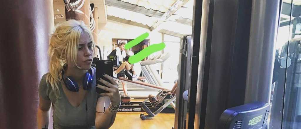 Video: Wanda Nara mostr&oacute; c&oacute;mo se ejercita