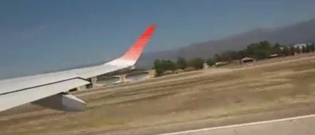 Video: yendo en avión de Mendoza hacia Santiago de Chile