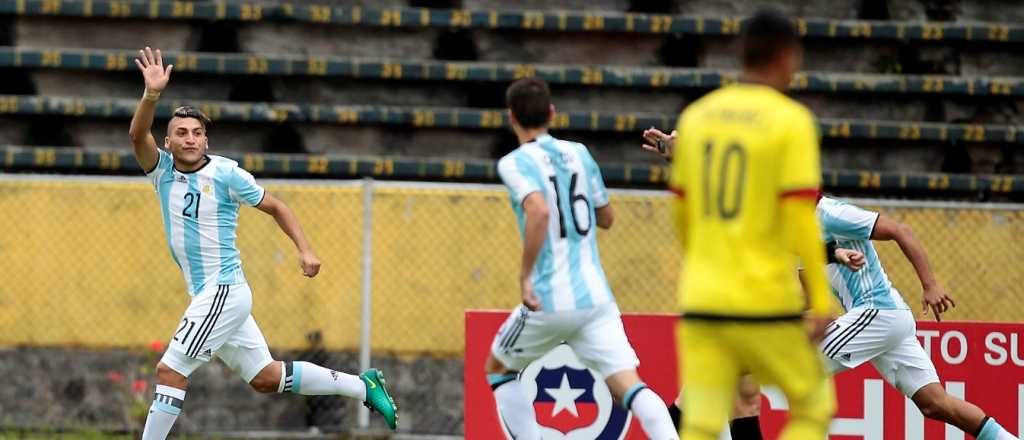 El Sub 20 enderezó el camino con un triunfo ante Colombia