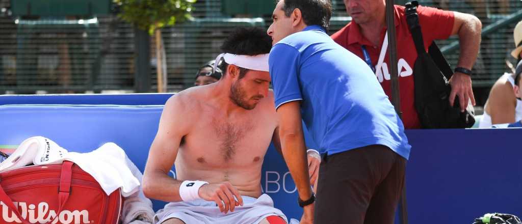 Mala noticia: Mayer abandonó por lesión en el Argentina Open