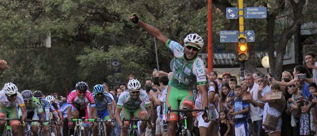 Dotti ganó la cuarta etapa de la Vuelta de Mendoza