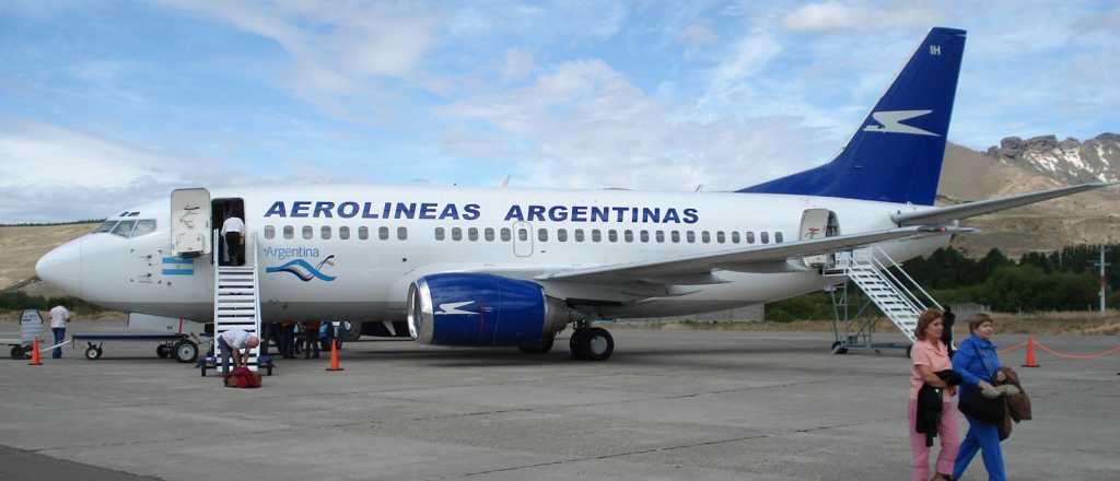 En vacaciones, Aerolíneas suma dos vuelos desde Mendoza