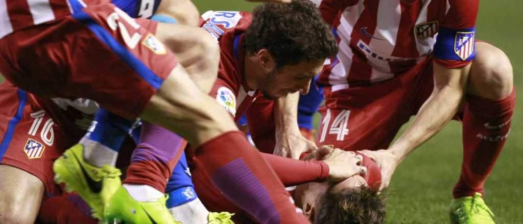 Esta fue la terrible lesión del "Niño" Torres en un partido del Atlético