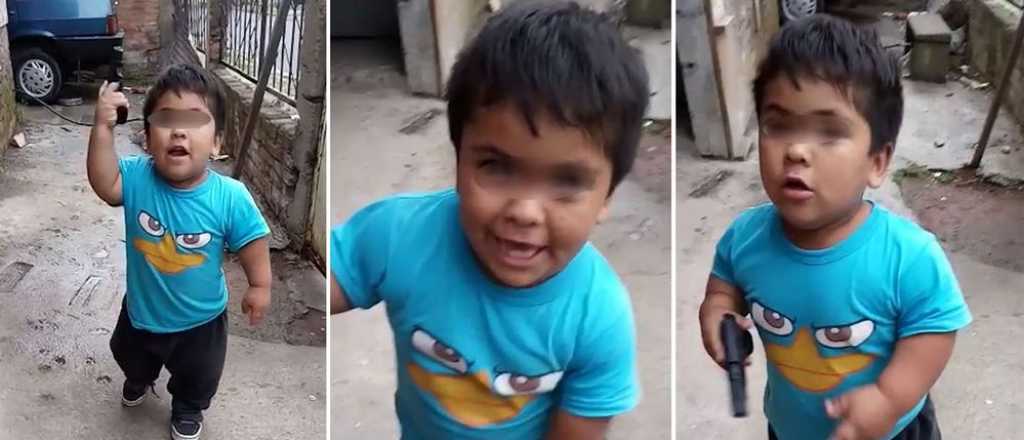 Impactante video: le enseñan a un niño a robar