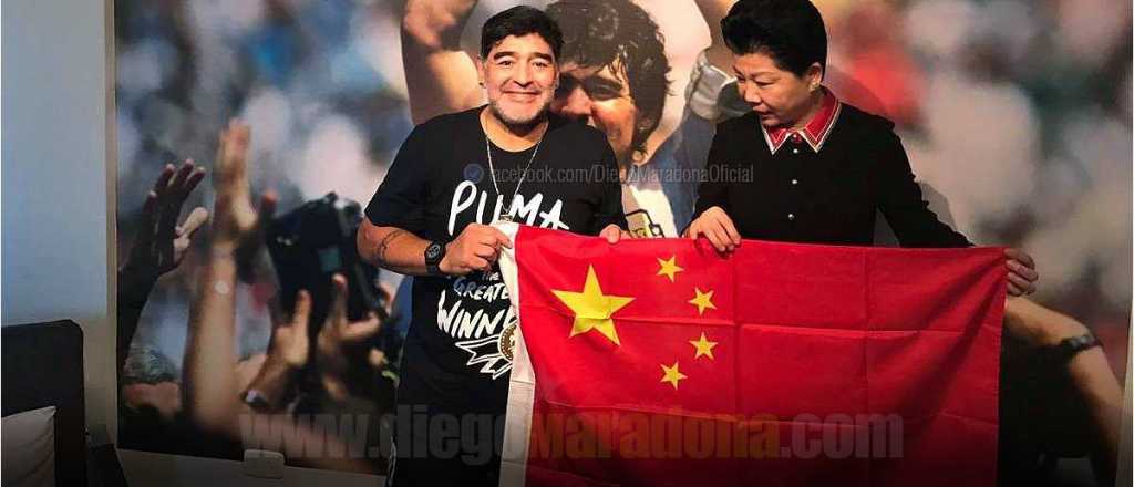 Hasta Maradona consiguió trabajo en el fútbol chino
