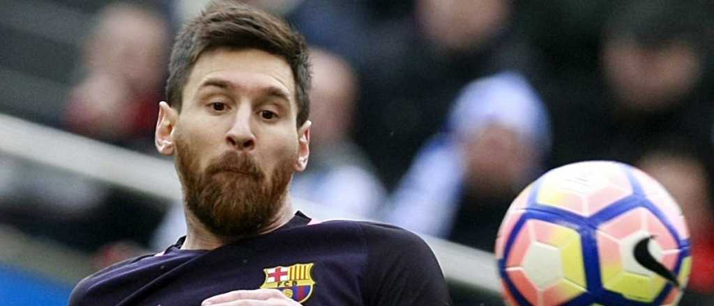 La noble causa detrás de esta curiosa foto de Messi