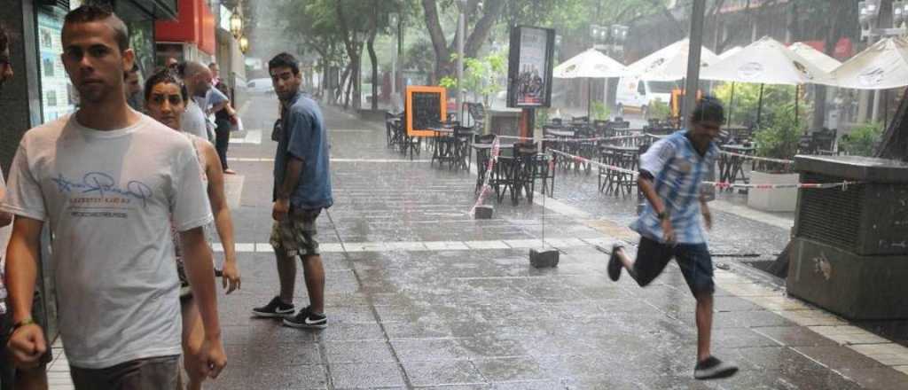 Probabilidad de lluvias durante este lunes en Mendoza