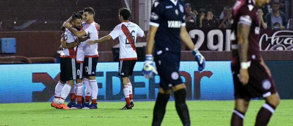 River lo dio vuelta y le gan&oacute; 3 a 1 a Lan&uacute;s
