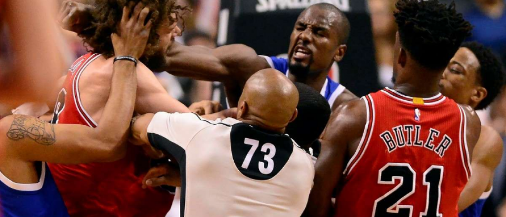 Tremenda pelea a las trompadas entre dos jugadores de la NBA