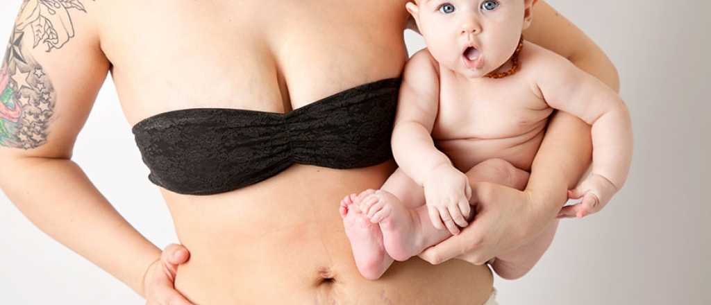 Íntima producción de fotos muestra el cuerpo de mujeres tras dar a luz